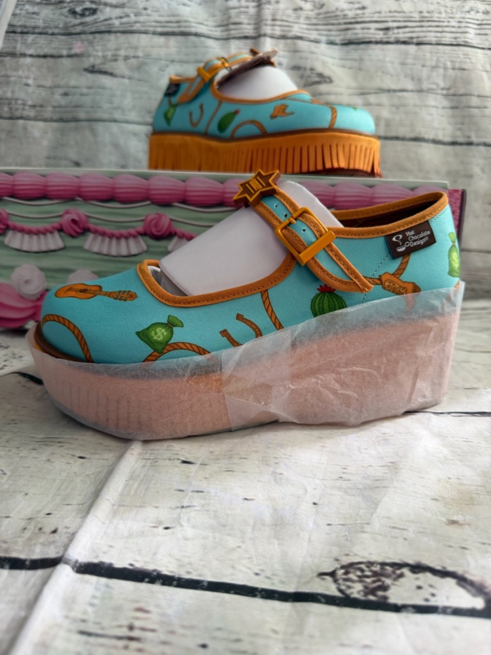 Chocolaticas® Sheriff Women's Mary Jane Platform